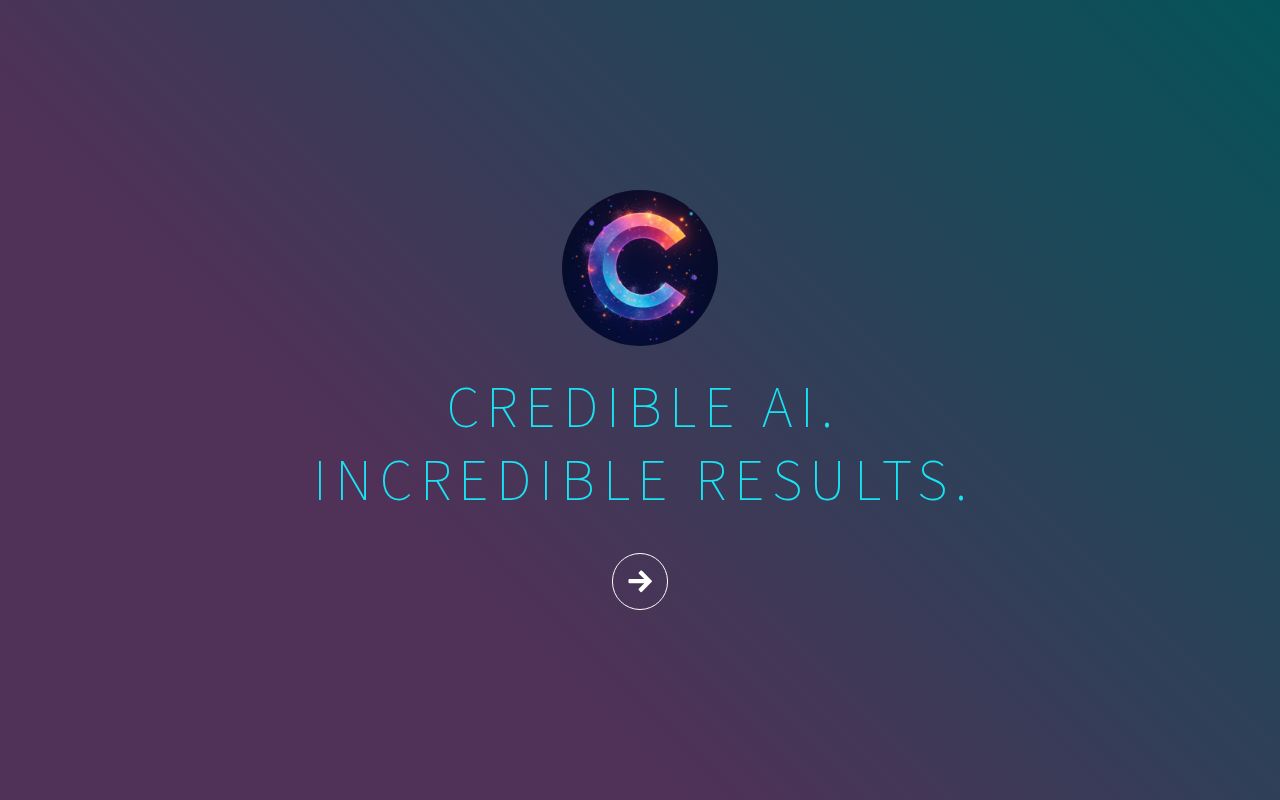 Credible AI. Incredible Results